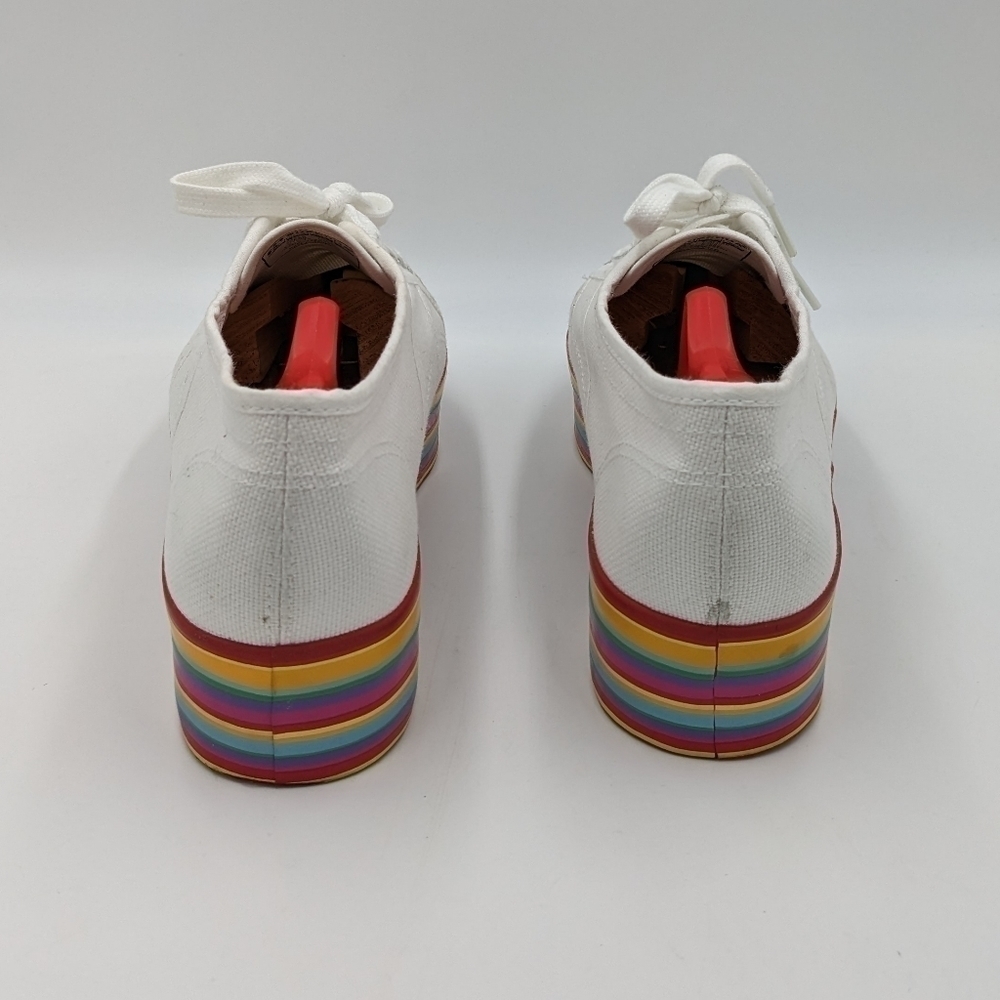 Superga Platform Rainbow Multi Color Sneaker Shoe… - image 6